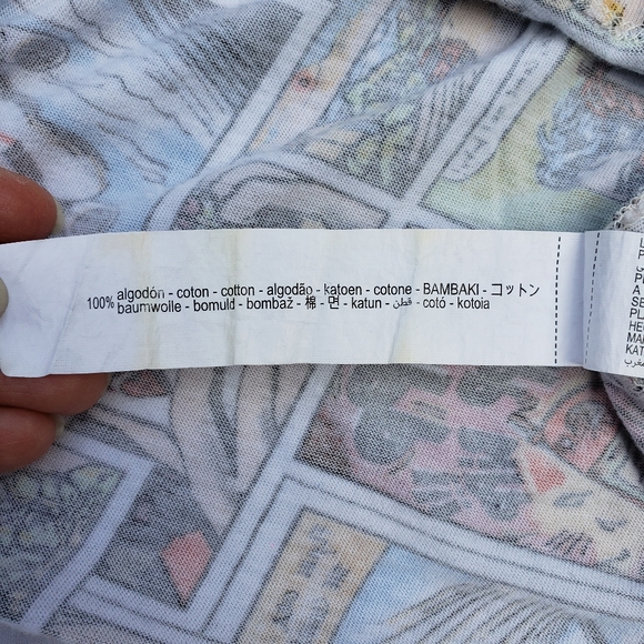 Zara Comic Strip Boxy T-Shirt Size M - Picture 4 of 5